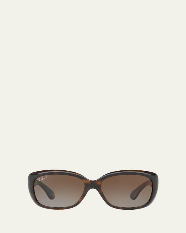 Gradient Nylon Rectangle Sunglasses